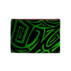 13 Green Tattoo Cosmetic Bag (Medium) from ArtsNow.com Front