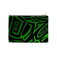 13 Green Tattoo Cosmetic Bag (Medium) from ArtsNow.com Back