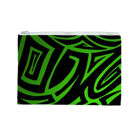 13 Green Tattoo Cosmetic Bag (Large) from ArtsNow.com Front