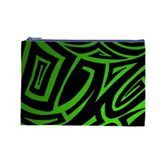 13 Green Tattoo Cosmetic Bag (Large) from ArtsNow.com Front