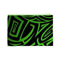 13 Green Tattoo Cosmetic Bag (Large) from ArtsNow.com Back