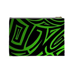 13 Green Tattoo Cosmetic Bag (Large) from ArtsNow.com Back