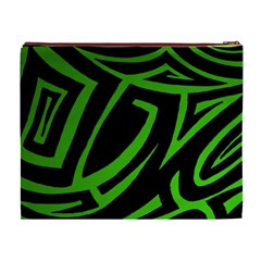 13 Green Tattoo Cosmetic Bag (XL) from ArtsNow.com Back