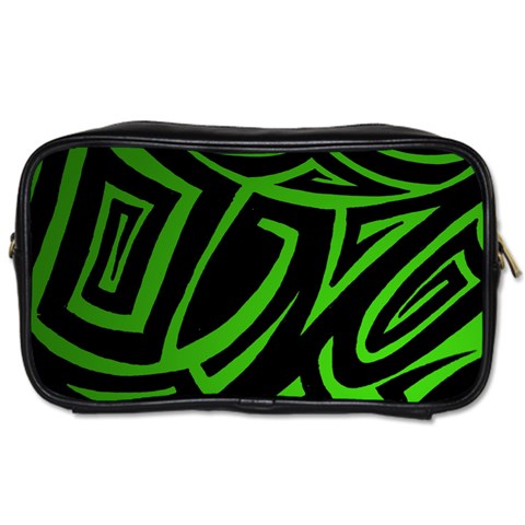 13 Green Tattoo Toiletries Bag (One Side) from ArtsNow.com Front