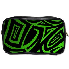 13 Green Tattoo Toiletries Bag (Two Sides) from ArtsNow.com Front