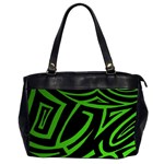 13 Green Tattoo Oversize Office Handbag (Two Sides)