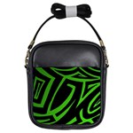 13 Green Tattoo Girls Sling Bag