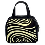 Yellow Zebra Classic Handbag (Two Sides)