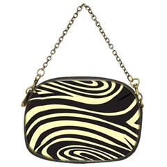 Yellow Zebra Chain Purse (Two Sides) from ArtsNow.com Front