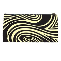 Yellow Zebra Pencil Case from ArtsNow.com Back