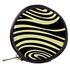 Yellow Zebra Mini Makeup Bag from ArtsNow.com Back