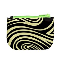 Yellow Zebra Mini Coin Purse from ArtsNow.com Back