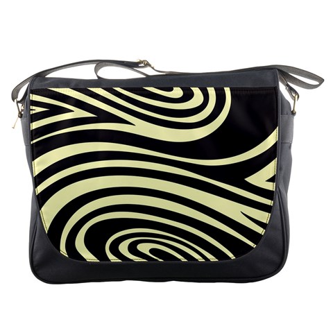 Yellow Zebra Messenger Bag from ArtsNow.com Front