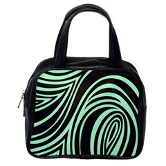 Green Zebra Classic Handbag (Two Sides) from ArtsNow.com Back