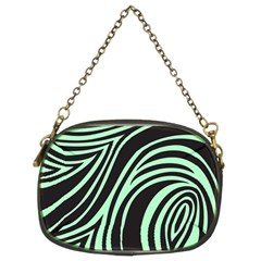 Green Zebra Chain Purse (Two Sides) from ArtsNow.com Front