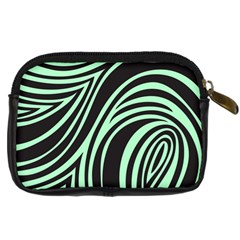 Green Zebra Digital Camera Leather Case from ArtsNow.com Back