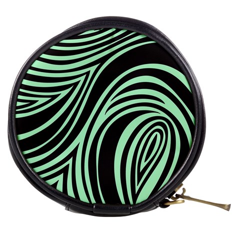 Green Zebra Mini Makeup Bag from ArtsNow.com Front