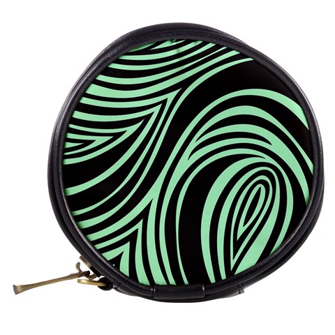 Green Zebra Mini Makeup Bag from ArtsNow.com Back