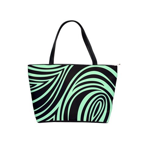 Green Zebra Classic Shoulder Handbag from ArtsNow.com Front