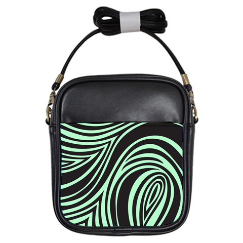 Green Zebra Girls Sling Bag from ArtsNow.com Front