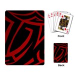 13 Red Tattoo Playing Cards Single Design