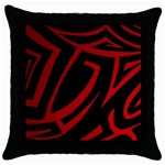 13 Red Tattoo Throw Pillow Case (Black)