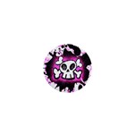 Cartoon Skull 1  Mini Magnet