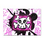 Cartoon Skull Sticker A4 (100 pack)