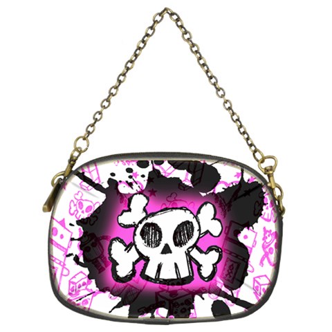 Cartoon Skull Chain Purse (Two Sides) from ArtsNow.com Back