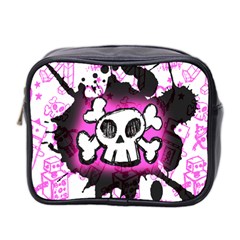 Cartoon Skull Mini Toiletries Bag (Two Sides) from ArtsNow.com Front