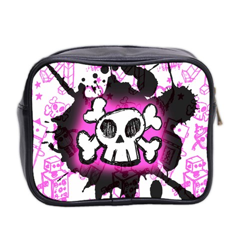 Cartoon Skull Mini Toiletries Bag (Two Sides) from ArtsNow.com Back