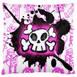 Cartoon Skull Large Cushion Case (Two Sides)