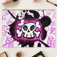 Cartoon Skull Cosmetic Bag (XXXL) from ArtsNow.com Front