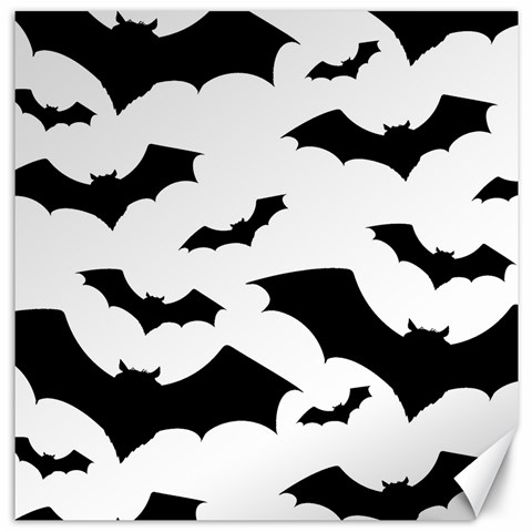 Deathrock Bats Canvas 12  x 12  from ArtsNow.com 11.4 x11.56  Canvas - 1