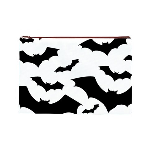 Deathrock Bats Cosmetic Bag (Large) from ArtsNow.com Front