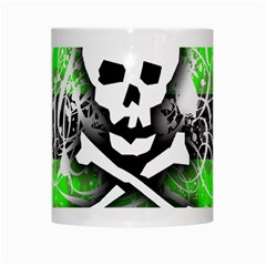 Deathrock Skull White Mug from ArtsNow.com Center