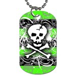 Deathrock Skull Dog Tag (Two Sides)