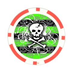 Deathrock Skull Poker Chip Card Guard (10 pack) from ArtsNow.com Front