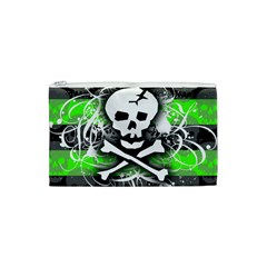 Deathrock Skull Cosmetic Bag (Small) from ArtsNow.com Front