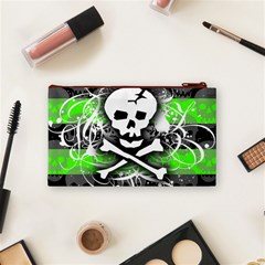 Deathrock Skull Cosmetic Bag (Small) from ArtsNow.com Back