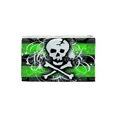 Deathrock Skull Cosmetic Bag (Small) from ArtsNow.com Back