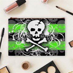 Deathrock Skull Cosmetic Bag (Large) from ArtsNow.com Front