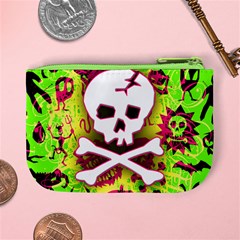 Deathrock Skull & Crossbones Mini Coin Purse from ArtsNow.com Back