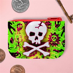 Deathrock Skull & Crossbones Mini Coin Purse from ArtsNow.com Back