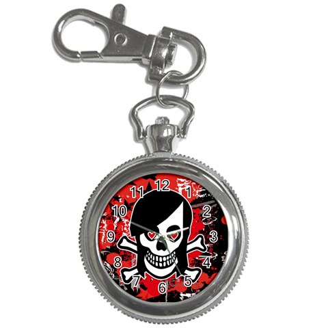 Emo Girl Skull Key Chain Watch from ArtsNow.com Front