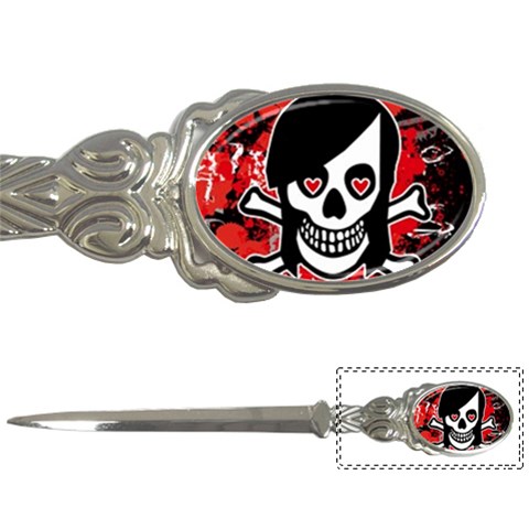 Emo Girl Skull Letter Opener from ArtsNow.com Front