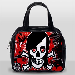 Emo Girl Skull Classic Handbag (Two Sides) from ArtsNow.com Back