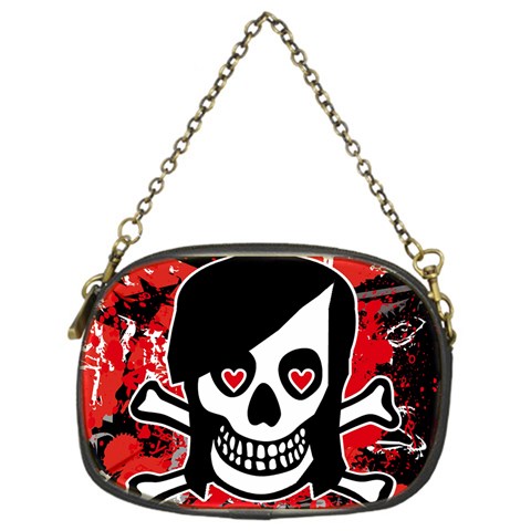 Emo Girl Skull Chain Purse (One Side) from ArtsNow.com Front