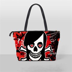 Emo Girl Skull Classic Shoulder Handbag from ArtsNow.com Back