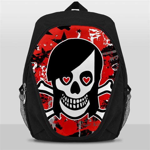 Emo Girl Skull Backpack Bag from ArtsNow.com Front